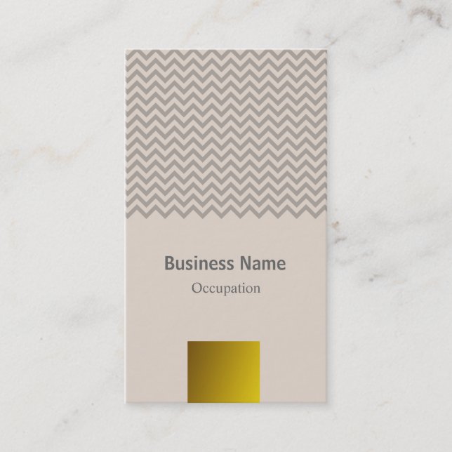 Carte De Visite Chevron Soft (Devant)