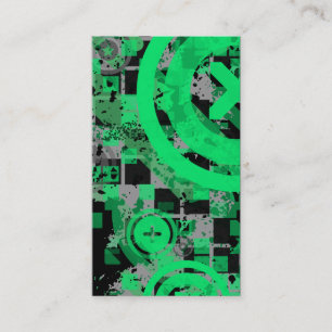 Carte De Visite chex vert vertical