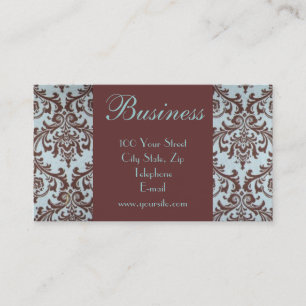 Carte de visite chic 1 de tissu de boutique