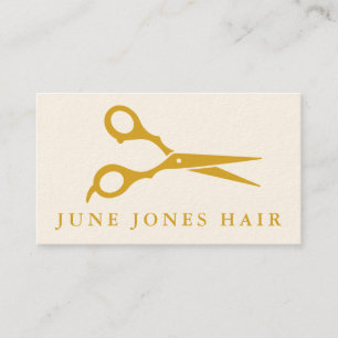 Carte De Visite Chic Barber Coiffeur Styliste Ciseaux Entreprise