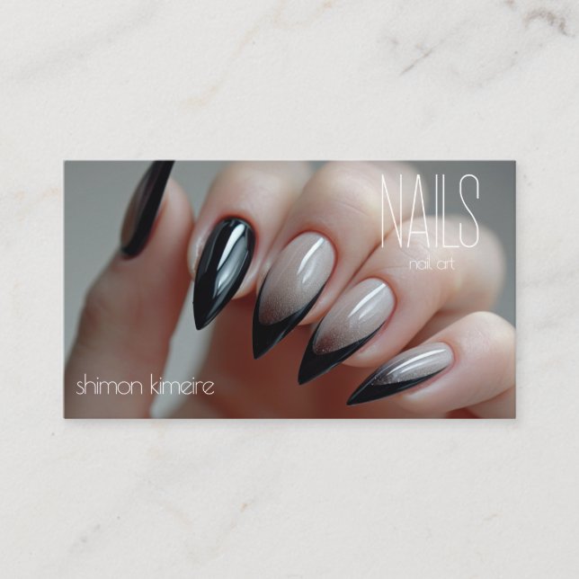 Carte De Visite Chic Bewitt Nail Art Manicuriste Loyauté (Devant)