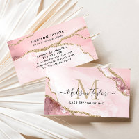Chic Blush rose or Parties scintillant marbre Agat