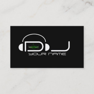 Carte de visite chic du DJ