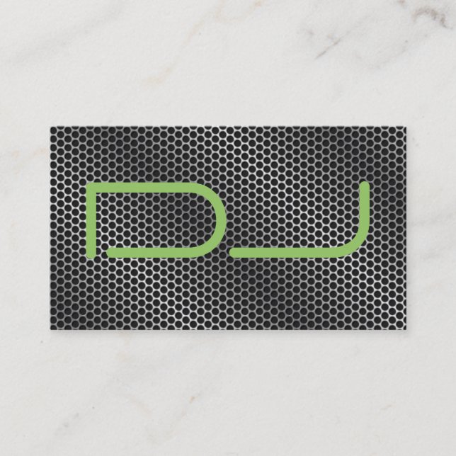Carte de visite chic du DJ (Devant)