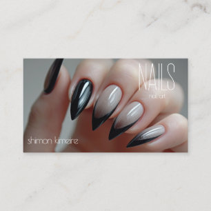 Carte De Visite Chic Ensorcelé Art des Ongles Manucure Fidélité