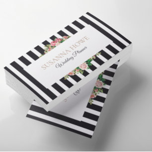 Carte De Visite Chic Mariage Floral