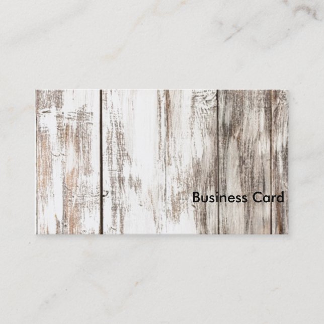 Carte De Visite Chic minable - blanc (Devant)