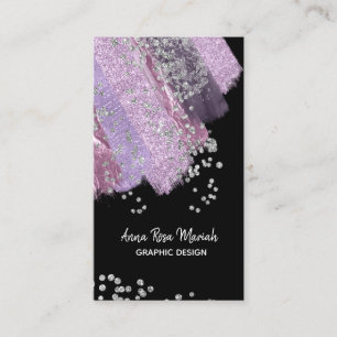 Carte De Visite *~* Chic Parties scintillant Fille Feminine Abstra