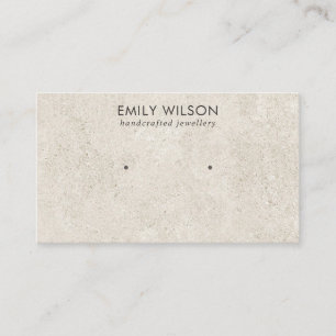 CARTE DE VISITE CHIC RUSTIQUE DE L'ÉCRAN BLANC STUCCO ÉTUDIANT AFF