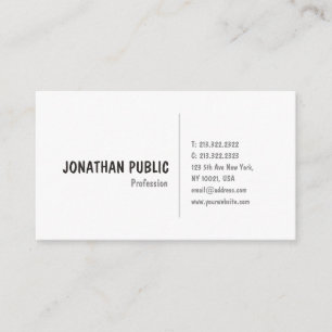 Carte De Visite Chic simple élégant moderne simple élégant