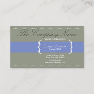 Carte de visite chic simple moderne 2