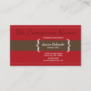 Carte de visite chic simple moderne 4