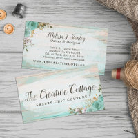 Chic Turquoise Chic Cottage Chic Floral Bois Rusti