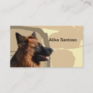 Carte De Visite Chien berger allemand