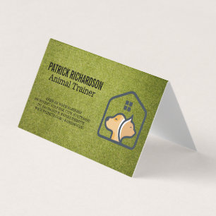 Carte De Visite Chien Chat Maison Logo   Services pour Animaux