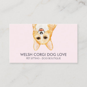 Carte De Visite Chien Corgi Gallois