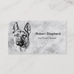 Carte De Visite Chien de berger allemand
