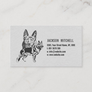Carte De Visite Chien de berger allemand - GSD