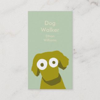 Carte De Visite Chien de couleur de terre