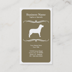 Carte De Visite chien de mod