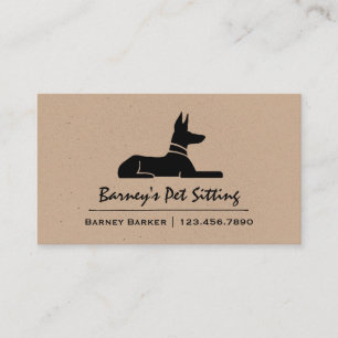 Carte De Visite Chien égyptien Hiéroglyphe Hound Pharaoh