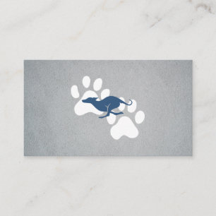 Carte De Visite Chien en course Pattes