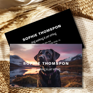 Carte De Visite Chien et animaux de compagnie chien marchant