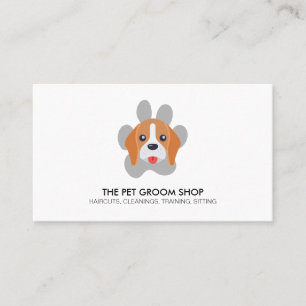Carte De Visite Chien et Chien Paw