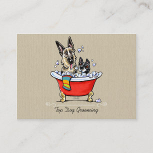 Carte De Visite Chien Groomer Fancy Claw Foot Tuba bio