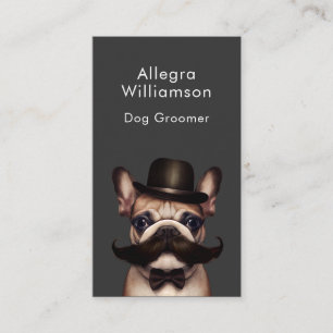 Carte De Visite Chien Grooming mignon Chien Français