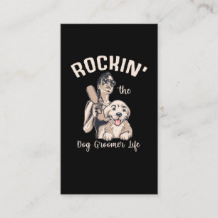 Carte De Visite Chien Grooming Vie Chien Groomer Coiffeur