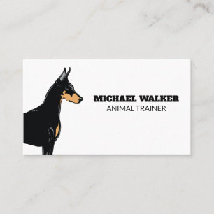 Carte De Visite Chien K9   Services animaux et formateur