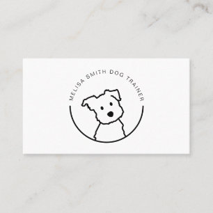 Carte De Visite Chien mignon