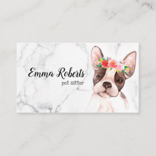 Carte De Visite Chien Petsitter Petwalker
