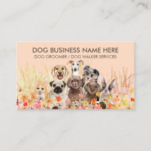 Carte De Visite Chien reproduit chiot animal de compagnie
