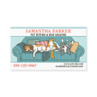 Chiens mignons et chat Animaux assis Soins amusant