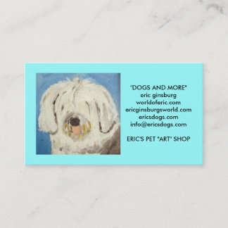 Carte De Visite chiens par le ginsburg d'Éric