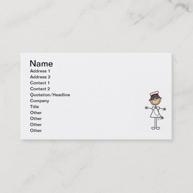 Carte De Visite Chiffre asiatique T-shirts et cadeaux de bâton (Devant)