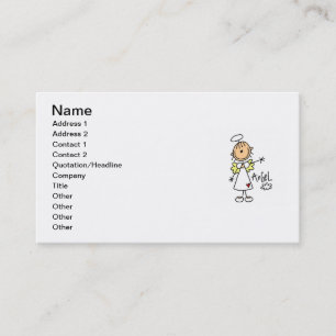 Carte De Visite Chiffre T-shirts et cadeaux de bâton d'ange