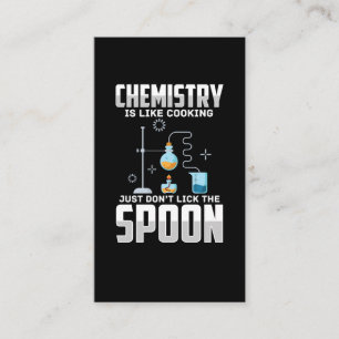 Carte De Visite Chimie Joke Funny Professeur scientifique