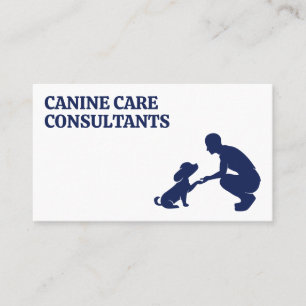 Carte De Visite Chiot avec formateur