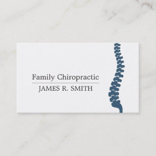Carte De Visite Chiropracteur de chiropratique de la famille profe