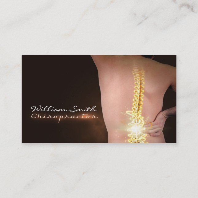 Carte De Visite Chiropractor Business Card (Devant)