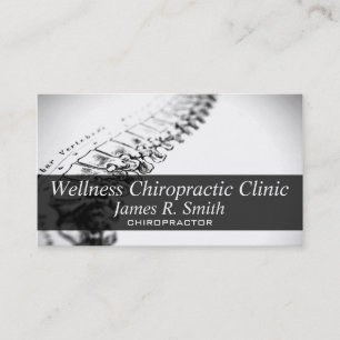 Carte De Visite Chiropraticien chiropratique moderne Santé cliniq