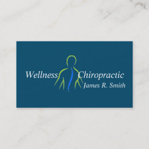 Carte De Visite Chiropraticien chiropratique moderne Santé cliniq