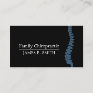 Carte De Visite Chiropraticien de la famille professionnelle