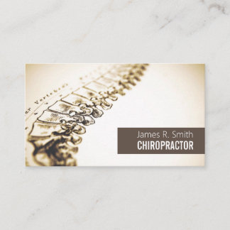 Carte De Visite Chiropraticien Professionnel & Santé