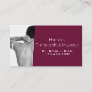 Carte De Visite Chiropraticien Professionnel Santé Chiropratique