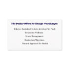 Carte de visite chiropraticien - sur mesure