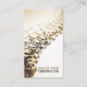 Carte De Visite Chiropratique, Chiropraticien, Clinique de santé